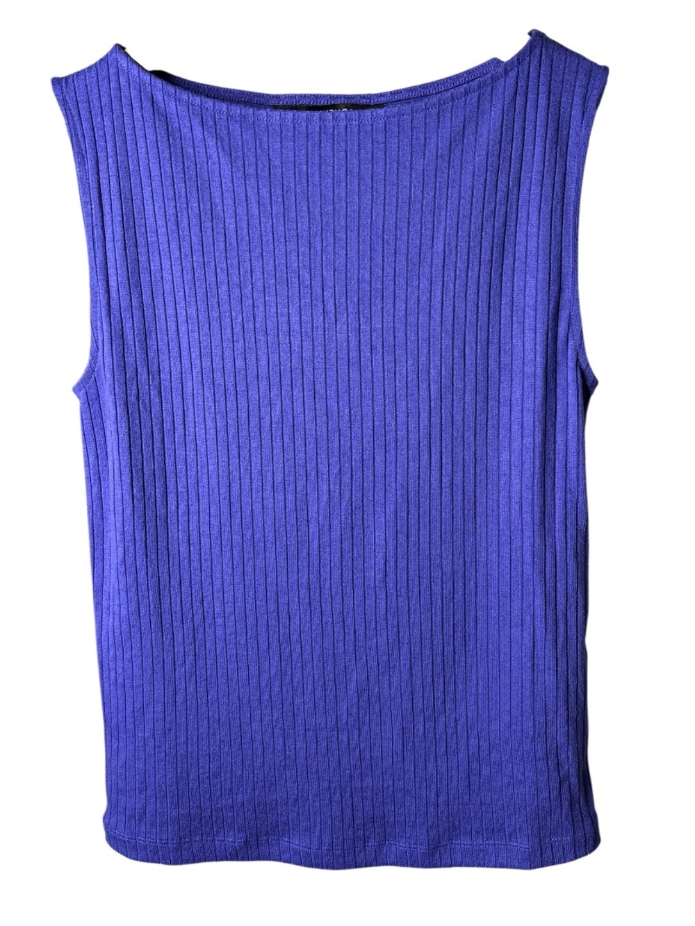 41 Hawthorn | Ribbed Tank Top | Sleeveless Stretch Knit | XS Petite - Picture 3 of 6